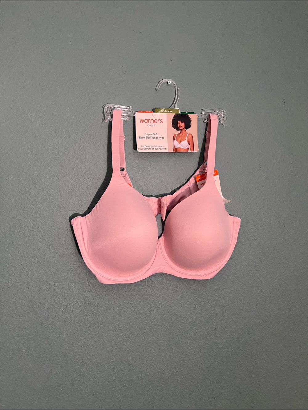 Warner's Light Pink Seamless Underwire Bra
